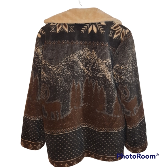 Country Woods Oversized Fleece Coat - Picture 2 of 8